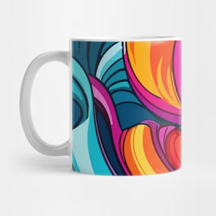 Shape Shifter, Illustrated Vector Design - Waves & Movement Mug